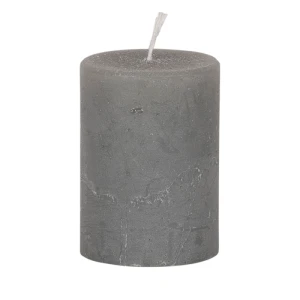 Bougies unies Weizenkorn Ø 50 mm – 6 pièces -7 cm-Steingrau