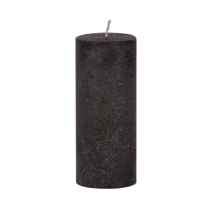 Bougies unies Weizenkorn Ø 50 mm – 6 pièces -Schwarz-12 cm