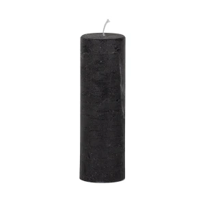 Bougies unies Weizenkorn Ø 50 mm – 6 pièces -Schwarz-16 cm
