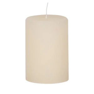 Bougies unies Weizenkorn Ø 50 mm – 6 pièces -7 cm-Elfenbein