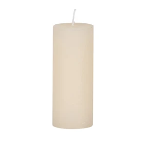 Bougies unies Weizenkorn Ø 50 mm – 6 pièces -12 cm-Elfenbein