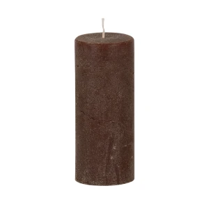 Bougies unies Weizenkorn Ø 50 mm – 6 pièces -12 cm-Schokolade