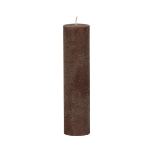 Bougies unies Weizenkorn Ø 50 mm – 6 pièces -21 cm-Schokolade