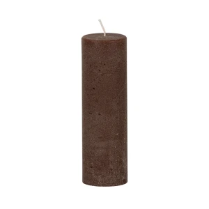 Bougies unies Weizenkorn Ø 50 mm – 6 pièces -16 cm-Schokolade