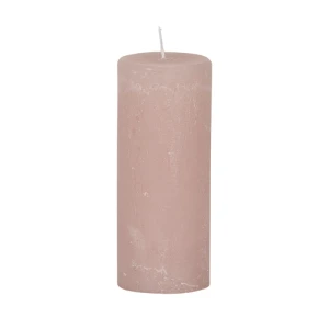 Bougies unies Weizenkorn Ø 50 mm – 6 pièces -12 cm-Zuckerwatte