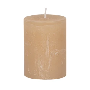 Bougies unies Weizenkorn Ø 50 mm – 6 pièces -7 cm-Nuss