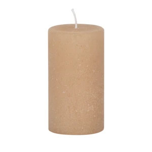 Bougies unies Weizenkorn Ø 50 mm – 6 pièces -9 cm-Nuss