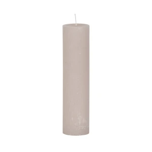 Bougies unies Weizenkorn Ø 50 mm – 6 pièces -21 cm-Alabastergrau