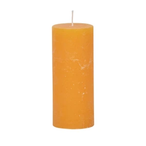 Bougies unies Weizenkorn Ø 66 mm – 4 pièces -16 cm-Goldgelb