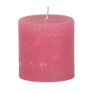 Bougies unies Weizenkorn Ø 66 mm – 4 pièces -Rosa-7 cm