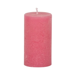 Bougies unies Weizenkorn Ø 66 mm – 4 pièces -Rosa-12 cm