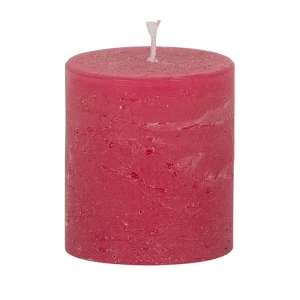Bougies unies Weizenkorn Ø 66 mm – 4 pièces -Pink-7 cm