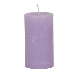 Bougies unies Weizenkorn Ø 66 mm – 4 pièces -Flieder-12 cm