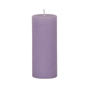 Bougies unies Weizenkorn Ø 66 mm – 4 pièces -Flieder-16 cm