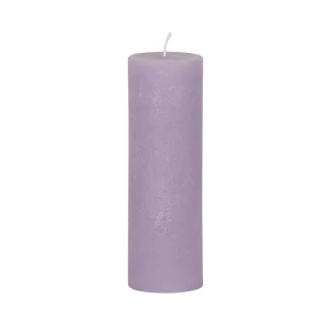 Bougies unies Weizenkorn Ø 66 mm – 4 pièces -Flieder-21 cm