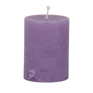 Bougies unies Weizenkorn Ø 66 mm – 4 pièces -9 cm-Lavendel