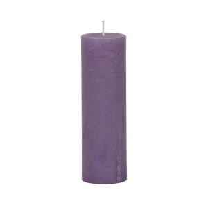 Bougies unies Weizenkorn Ø 66 mm – 4 pièces -Lavendel-21 cm