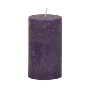 Bougies unies Weizenkorn Ø 66 mm – 4 pièces -Pflaume-12 cm