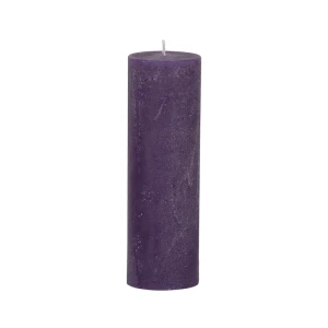 Bougies unies Weizenkorn Ø 66 mm – 4 pièces -Pflaume-21 cm