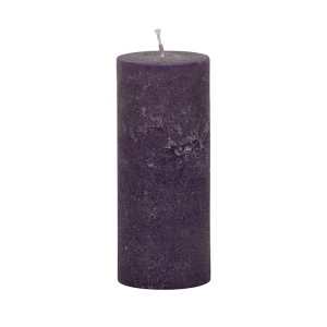 Bougies unies Weizenkorn Ø 66 mm – 4 pièces -Pflaume-16 cm