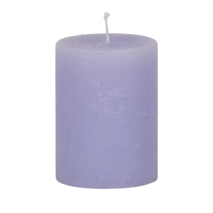 Bougies unies Weizenkorn Ø 66 mm – 4 pièces -9 cm-Hellviolett