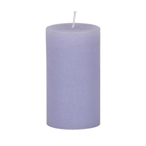 Bougies unies Weizenkorn Ø 66 mm – 4 pièces -12 cm-Hellviolett