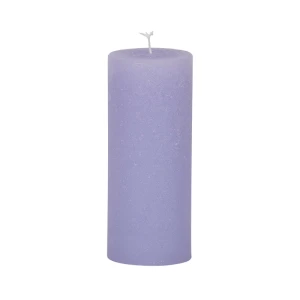 Bougies unies Weizenkorn Ø 66 mm – 4 pièces -16 cm-Hellviolett