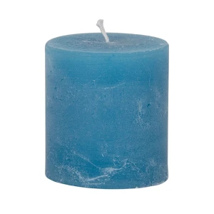 Bougies unies Weizenkorn Ø 66 mm – 4 pièces -Türkis-7 cm