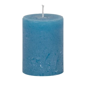 Bougies unies Weizenkorn Ø 66 mm – 4 pièces -Türkis-9 cm