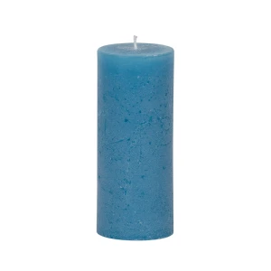Bougies unies Weizenkorn Ø 66 mm – 4 pièces -Türkis-16 cm