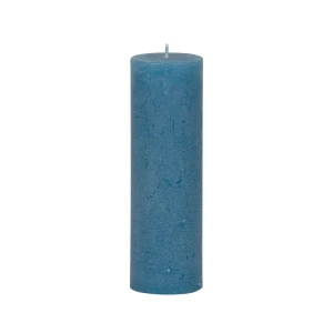 Bougies unies Weizenkorn Ø 66 mm – 4 pièces -Türkis-21 cm