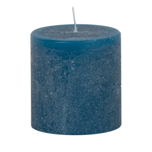 Bougies unies Weizenkorn Ø 66 mm – 4 pièces -7 cm-Nachtblau