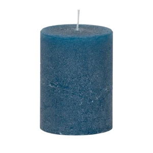 Bougies unies Weizenkorn Ø 66 mm – 4 pièces -9 cm-Nachtblau