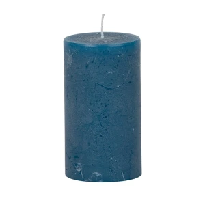 Bougies unies Weizenkorn Ø 66 mm – 4 pièces -12 cm-Nachtblau