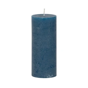 Bougies unies Weizenkorn Ø 66 mm – 4 pièces -16 cm-Nachtblau