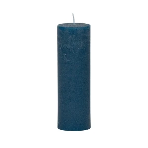 Bougies unies Weizenkorn Ø 66 mm – 4 pièces -21 cm-Nachtblau