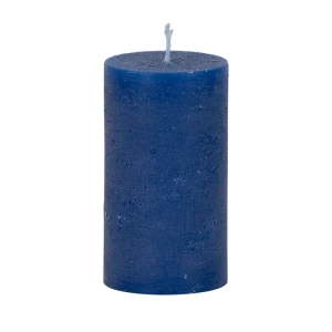 Bougies unies Weizenkorn Ø 66 mm – 4 pièces -Royalblau-16 cm