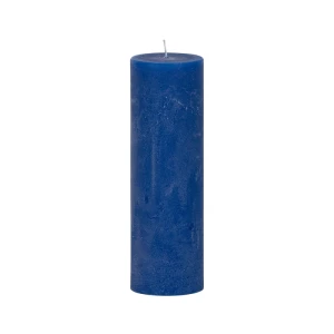 Bougies unies Weizenkorn Ø 66 mm – 4 pièces -Royalblau-21 cm