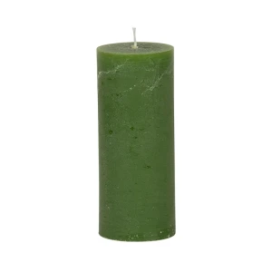 Bougies unies Weizenkorn Ø 66 mm – 4 pièces -Moosgrün-16 cm