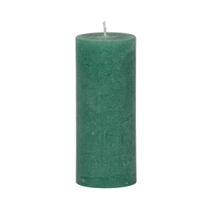 Bougies unies Weizenkorn Ø 66 mm – 4 pièces -16 cm-Seegrün
