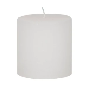 Bougies unies Weizenkorn Ø 66 mm – 4 pièces -Weiss-7 cm
