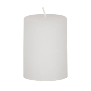 Bougies unies Weizenkorn Ø 66 mm – 4 pièces -Weiss-9 cm