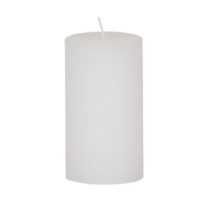 Bougies unies Weizenkorn Ø 66 mm – 4 pièces -Weiss-12 cm