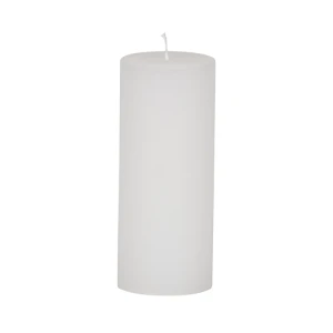 Bougies unies Weizenkorn Ø 66 mm – 4 pièces -Weiss-16 cm