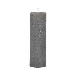 Bougies unies Weizenkorn Ø 66 mm – 4 pièces -Steingrau-16 cm
