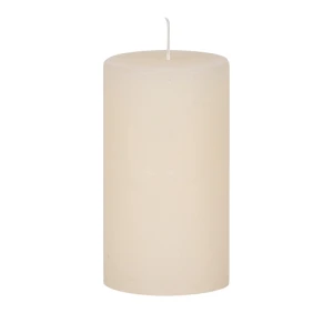 Bougies unies Weizenkorn Ø 66 mm – 4 pièces -12 cm-Elfenbein