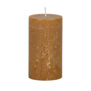 Bougies unies Weizenkorn Ø 66 mm – 4 pièces -12 cm-Honig
