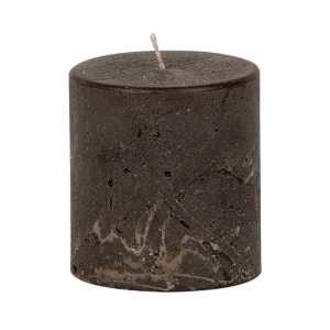 Bougies unies Weizenkorn Ø 66 mm – 4 pièces -7 cm-Schokolade