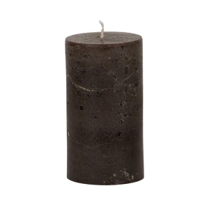 Bougies unies Weizenkorn Ø 66 mm – 4 pièces -12 cm-Schokolade