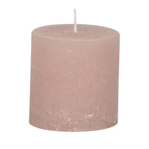 Bougies unies Weizenkorn Ø 66 mm – 4 pièces -7 cm-Zuckerwatte